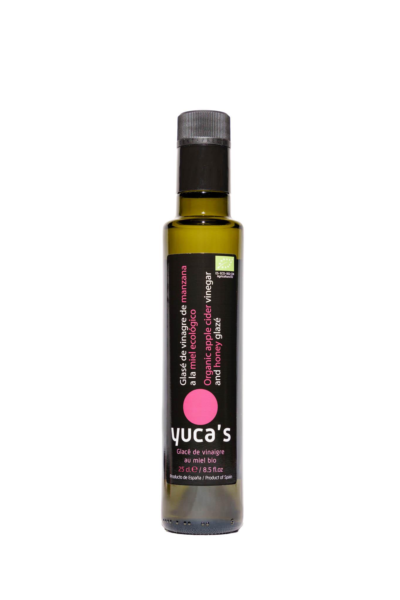 Yucas Glase de vinagre de manzana a la miel ecologico
