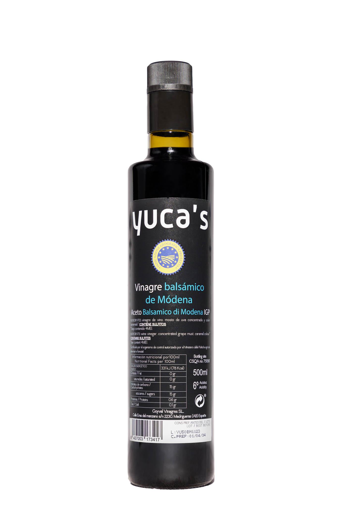 Yucas Vinagre balsamico de Modena IGP 500ml