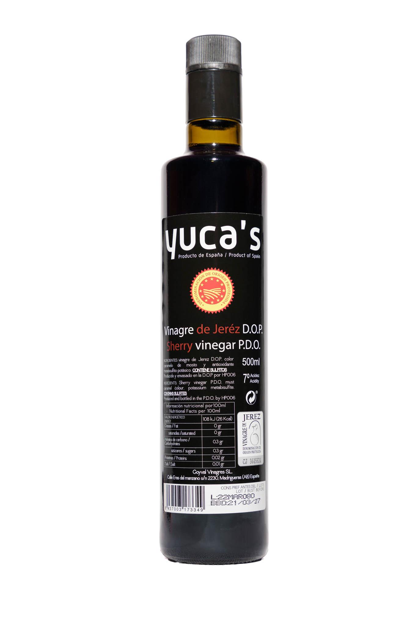 Yucas Vinagre de Jerez D.O.P. 500ml