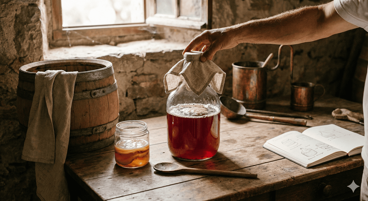 Proceso de fabricación del vinagre de vino