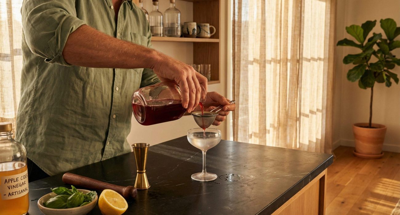 Usos del vinagre en coctelería