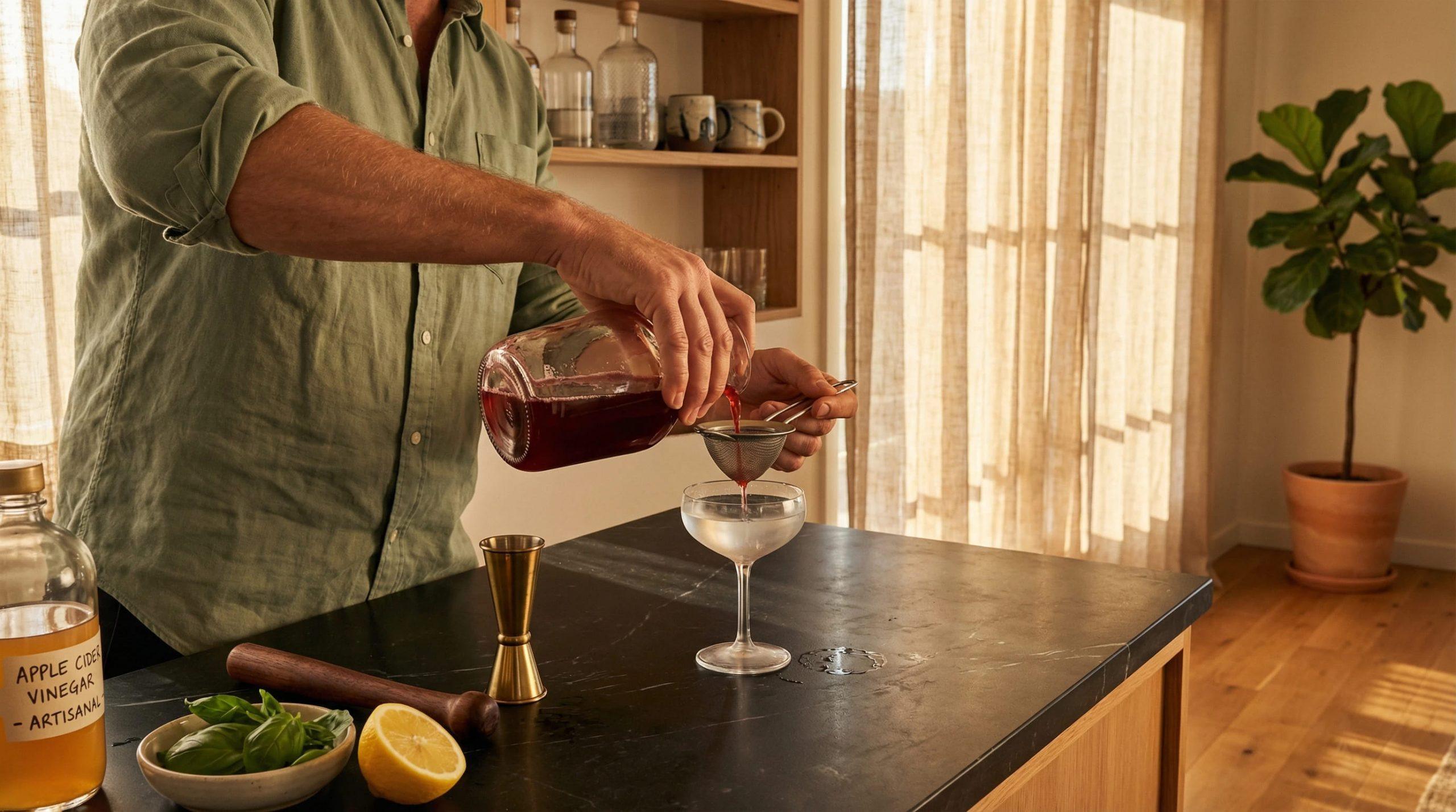 Usos del vinagre en coctelería