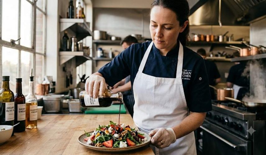 Vinagres gourmet en gastronomía
