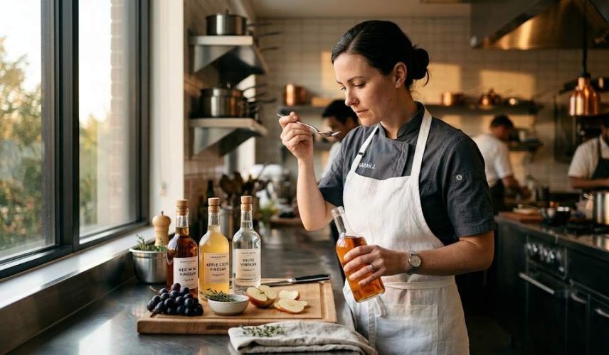diferencias entre vinagre de vino, manzana y alcohol